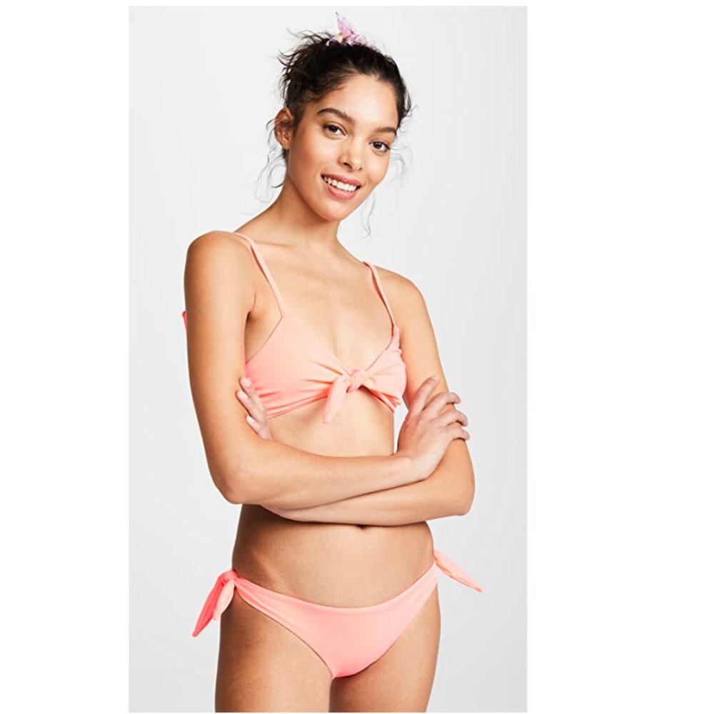 Mara Hoffman Bikini, Pink, Size Small